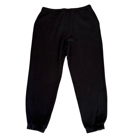 Barefoot Dreams Malibu Collection Size M French Terry Jogger Sweatpants Black - Picture 2 of 5